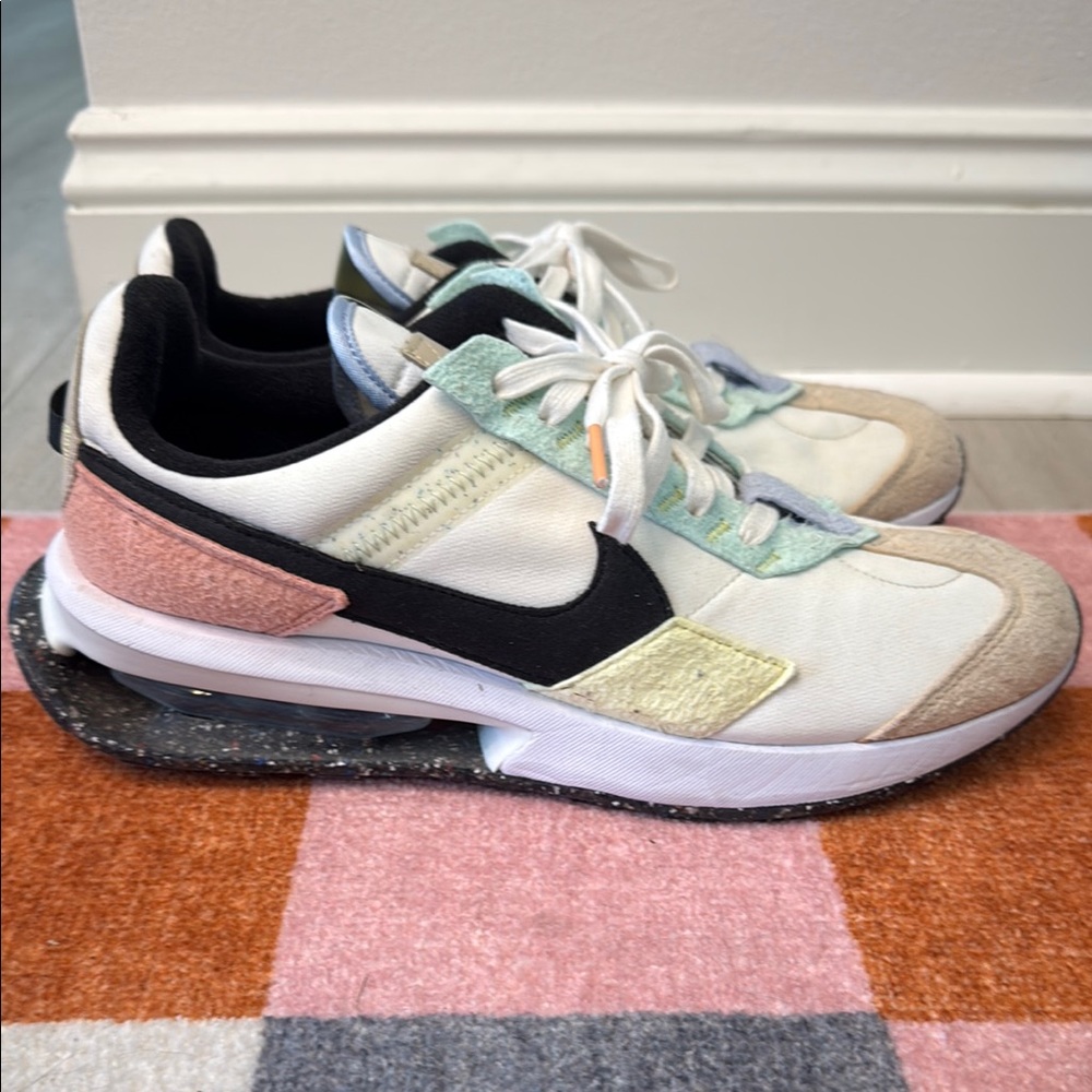 Nike White with Pastel Accents Sneakers